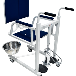 SILLA DE TRASLADO Y TRANSFERENCIA DE PACIENTES CON INODORO